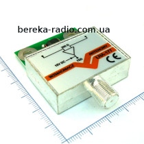 Підсилювач LNA-177 з F роз`ємом (16-30 дБ, 10-30 км, 1-69 канали, 5-12В), China