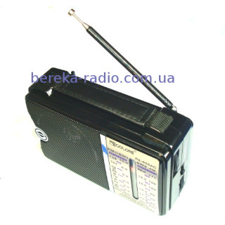 Радіо Golon RX-608 ACW(AM/FM/TV SW1-2, 3W, 220V, 2xR14), чорно-коричневе