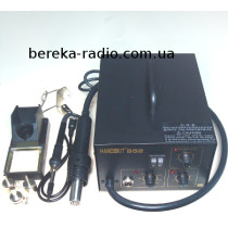 Термоповітряна паяльна станція HandsKit 852 100-420*C, 700W (паяльник + компресорний фен)