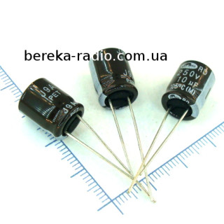 10 mF 250V RD /10x12/ 105*