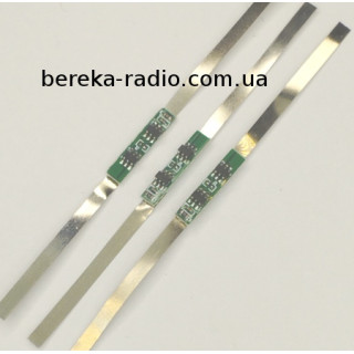 Контролер BMS 1S 3A 3.7V для 1-го Li-ion акумулятора 18650 з нік. лепестками GB