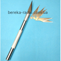 Ніж скальпель, 6 змінних лез