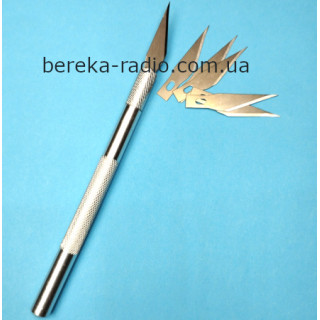 Ніж скальпель, 6 змінних лез