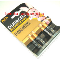 Батарея AAA/LR03 1.5V Duracell plus